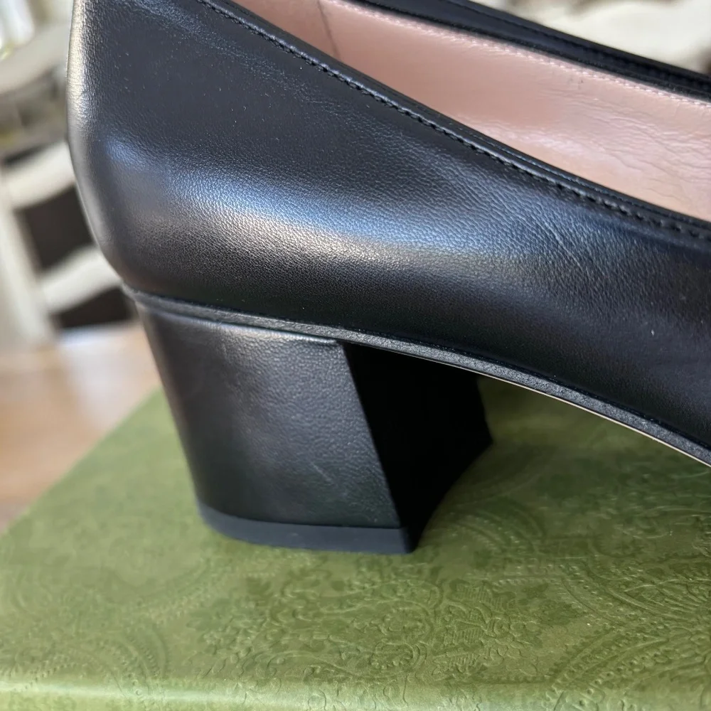 GUCCI SHOES MALAGA  NERO SIZE 9 - Picture 8 of 14